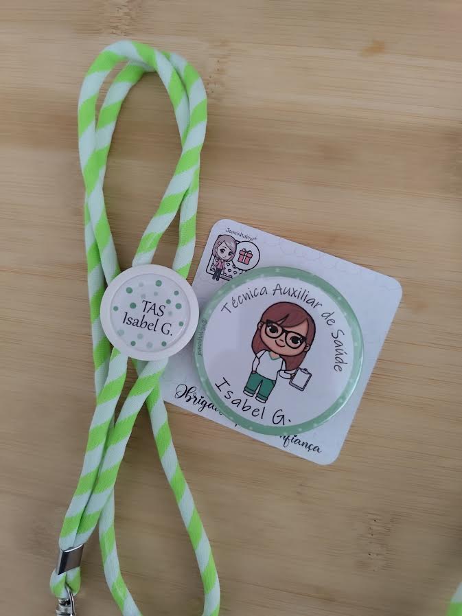 Conjunto Crachá e Fita