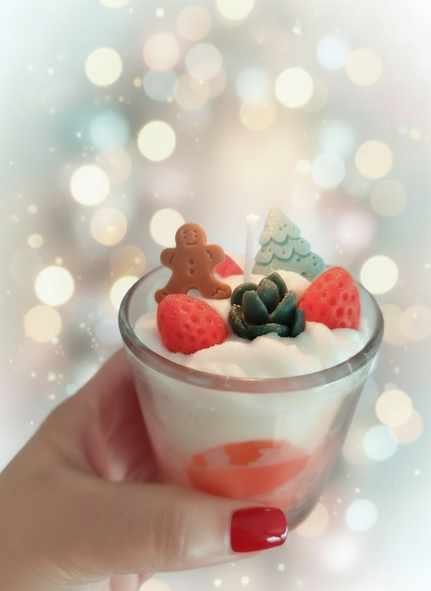 Conjunto vela "Manhã de Natal" e Íman