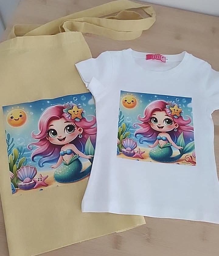 Conjunto Totebag e T-shirt