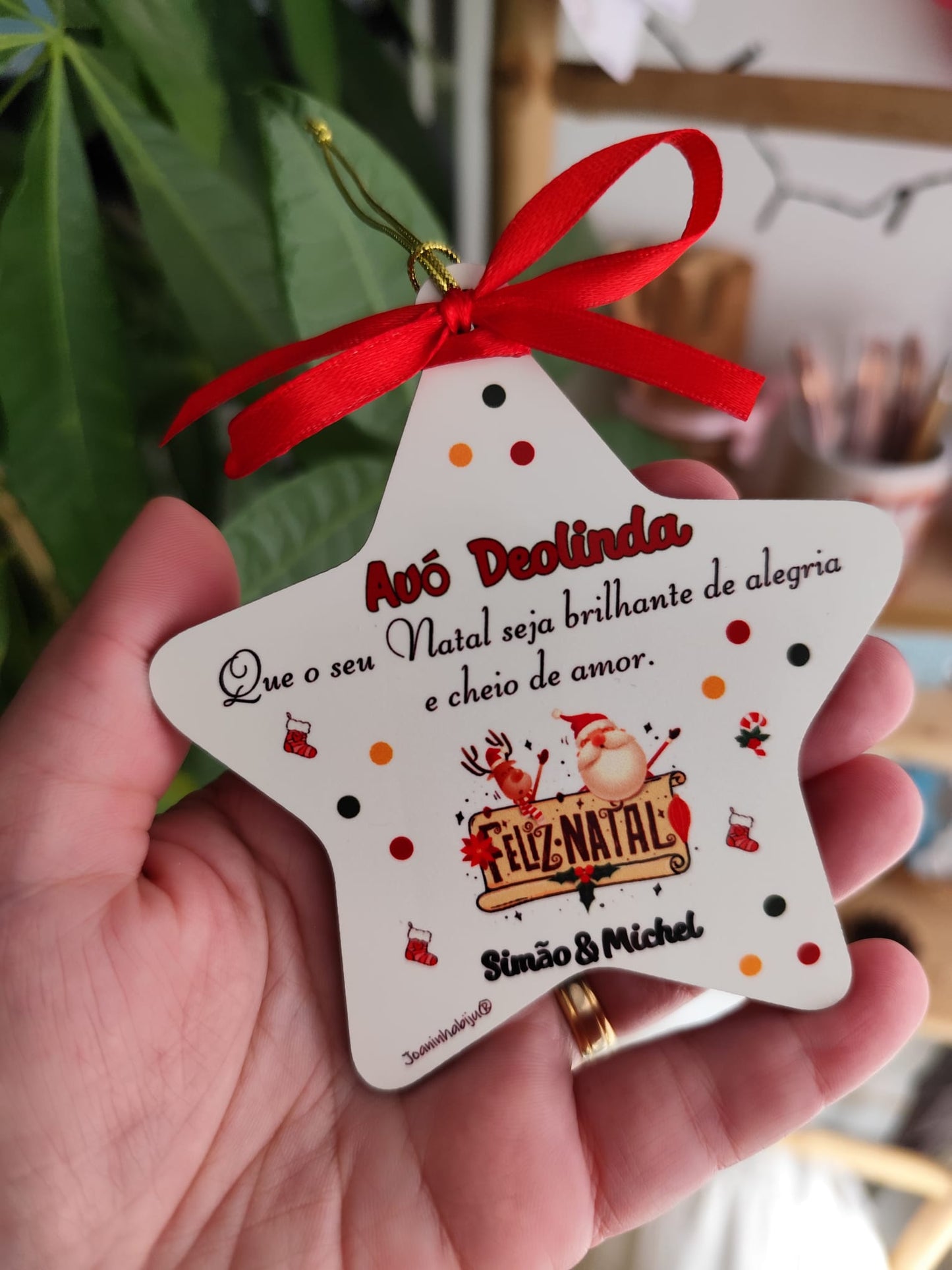 Estrelas de Natal Personalizadas
