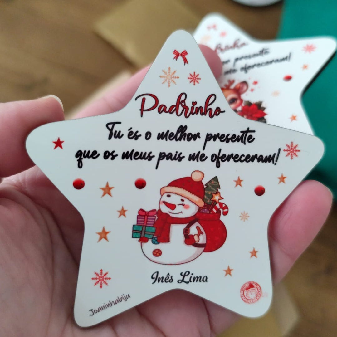 Estrelas de Natal Personalizadas | Decoração Artesanal Portuga