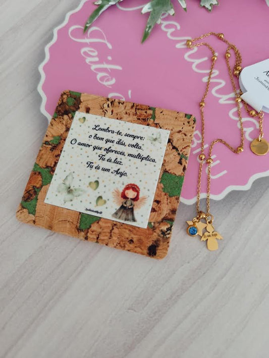 Conjunto íman e colar