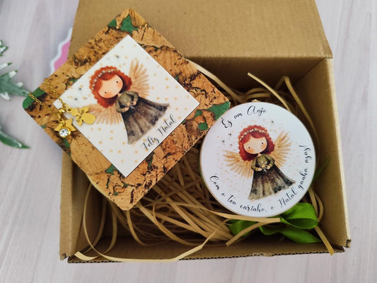 Vela, Colar, íman - Coleção És um Anjo