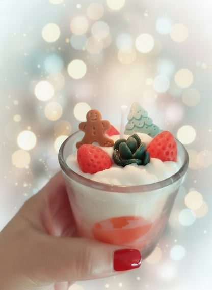 Conjunto vela "Manhã de Natal" e Íman