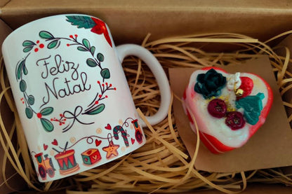 Conjunto Vela e Caneca