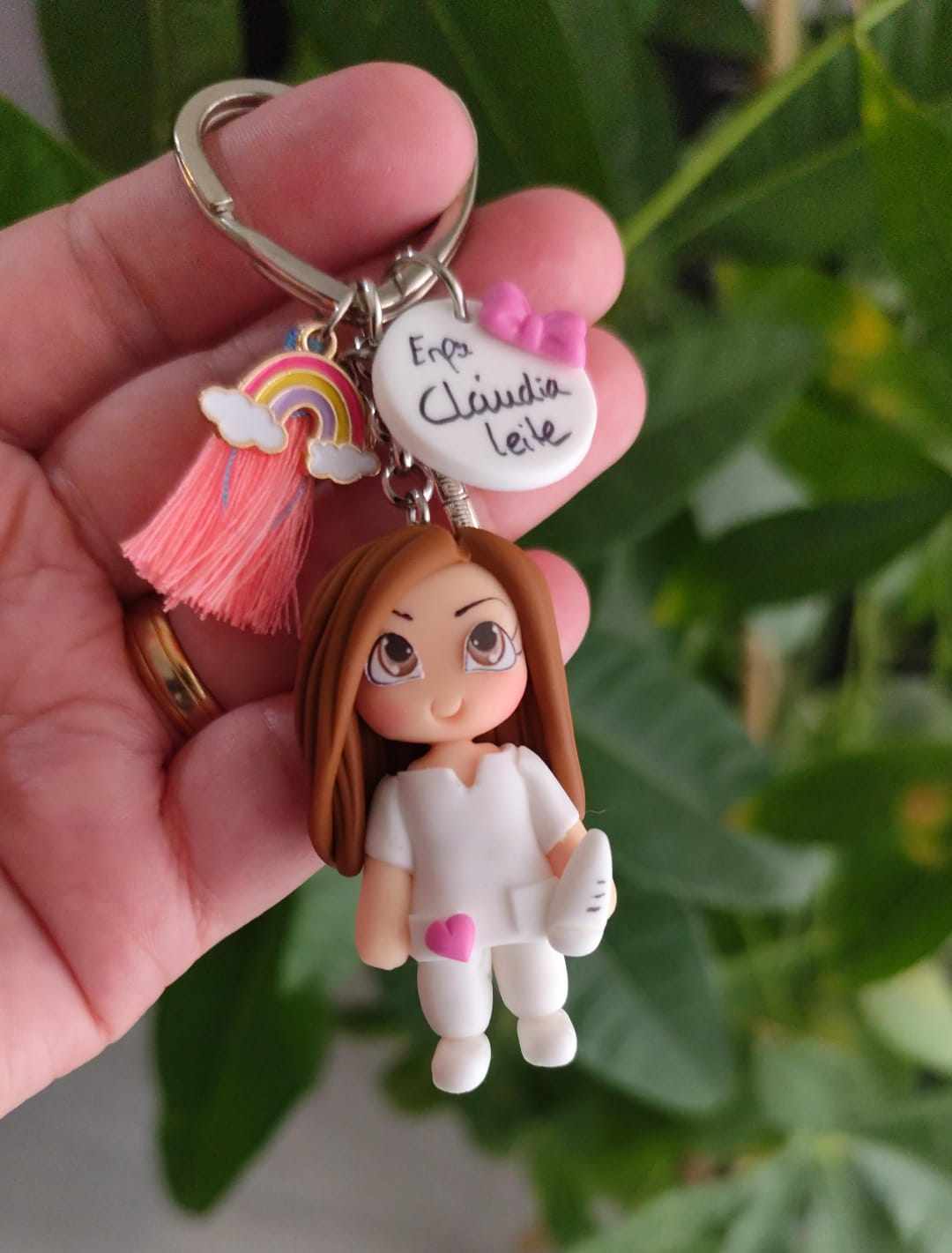 Pregadeiras e porta-chaves Enfermeira