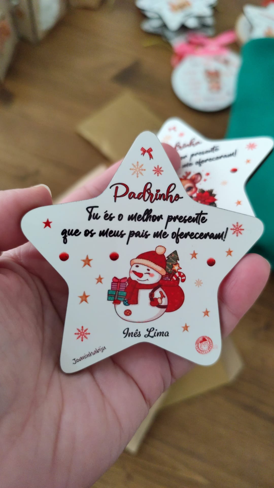 Estrelas de Natal Personalizadas