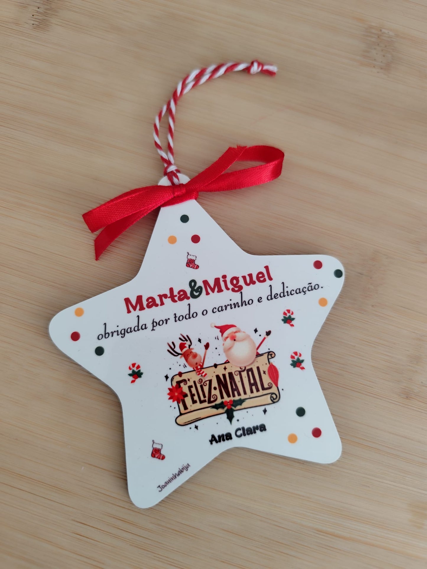Estrelas de Natal Personalizadas