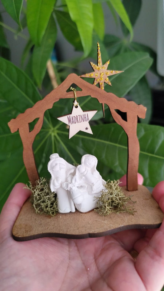 Cabanas de Natal em MDF com Gesso Perfumado | Decoração Artesanal