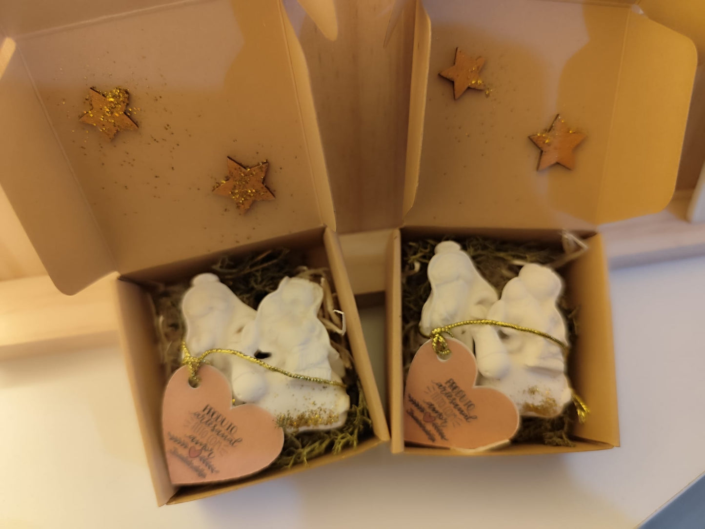 Caixinha c/ Presépio em Gesso Perfumado