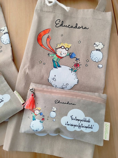 Totebag Principezinho c/ Estojo