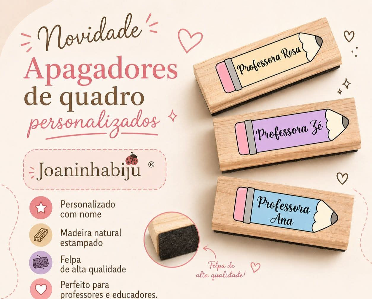 Apagador de Quadro Personalizado