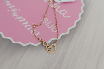 Colar em aço inoxidável- Dia da Mãe